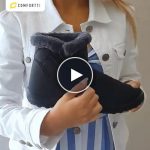 Kotníkové zimní termo boty – video