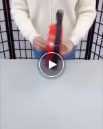Přenosné skládací sedátko (6-46cm) (Červeno-černé) – video