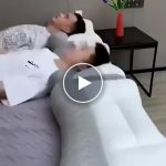 Ergonomický polštář (šedo-bílý, 60x40x10) – video