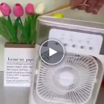 Přenosná klimatizace s ochlazovacím difuzérem a nočním světlem – video