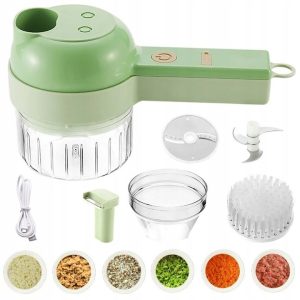 Ruční elektrický kráječ zeleniny 4 v 1