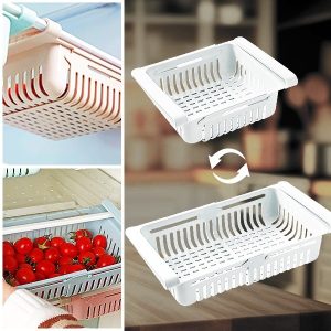 Úložný box do ledničky (4 ks, bílá)
