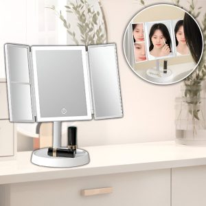 Kosmetické zrcátko s LED osvětlením